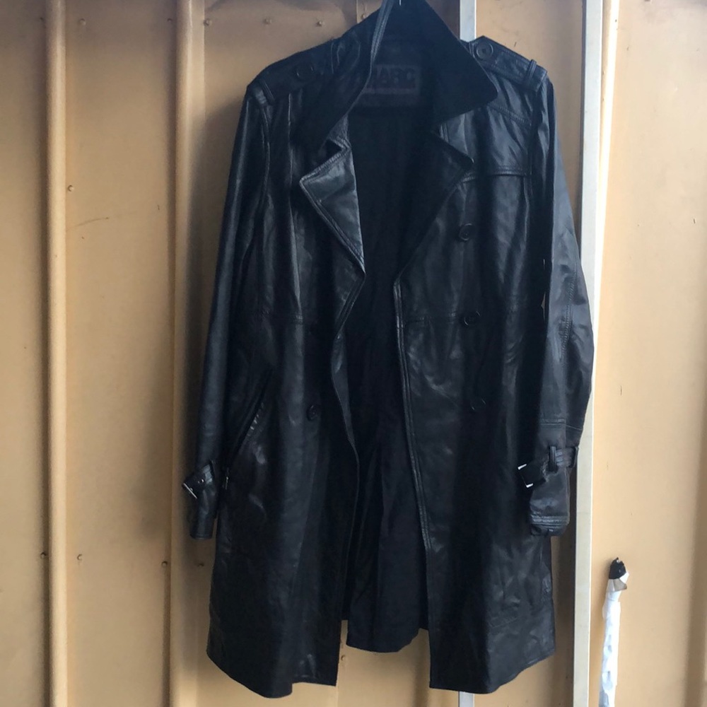 Leather trench coat vampire